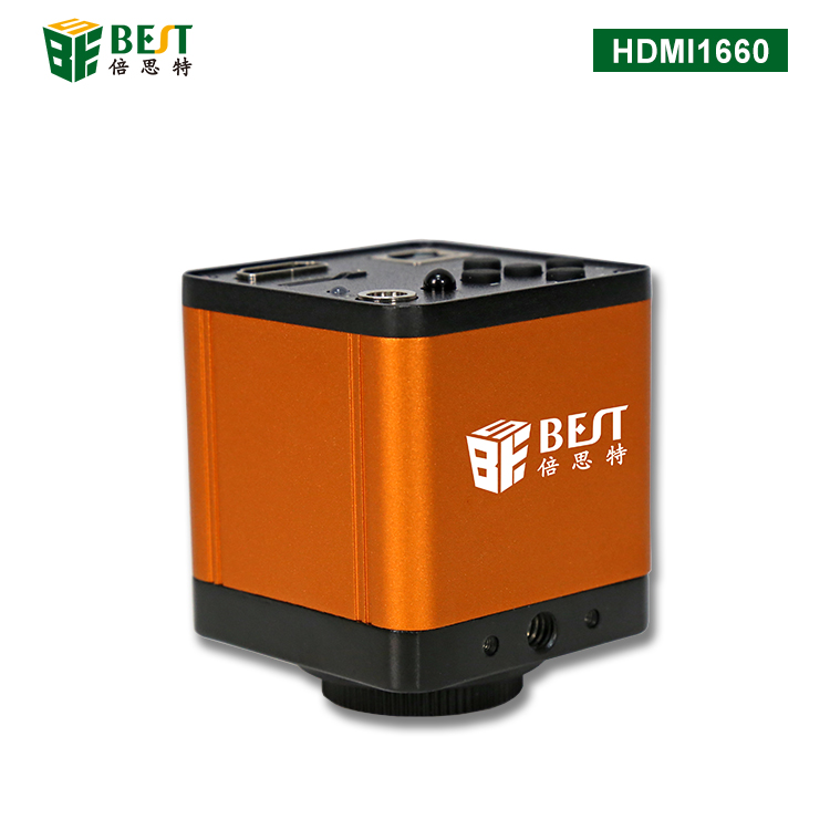 BST-1660 顯微鏡攝像機 橙色 高清視頻顯微鏡工業(yè)相機高清攝像頭 C/CS接口三目體視顯微鏡 主板珠寶芯片金屬檢測維修