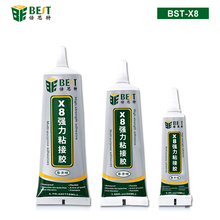 BST-X8 強力粘接膠 多功能軟性透明膠水(15ML/50ML/110ML)