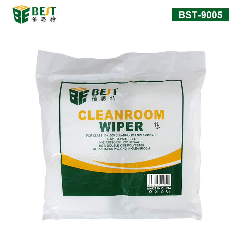 BST-9005 超細(xì)纖維無(wú)塵布 工業(yè)擦拭布手機(jī)維修清潔布防靜電纖維不掉毛(4寸/6寸/9寸)