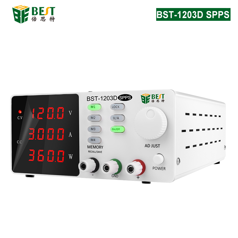 BST-1203D SPPS 開關(guān)型直流穩(wěn)壓電源 超大電壓固測(cè)可調(diào)直流穩(wěn)壓電源120V/3A筆記本電腦手機(jī)維修開關(guān)電源